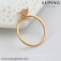 13934 Xuping simple design gold plated finger wedding rings